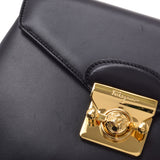 Ferragamo Ferragamo black gold hardware Ladies Leather 2WAY bag