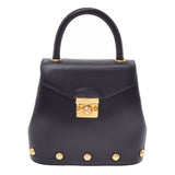 Ferragamo Ferragamo black gold hardware Ladies Leather 2WAY bag