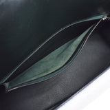 HERMES エルメスドラッグ37 
 緑 シルバー金具 □D刻印(2000年頃)刻印 ユニセックス BOXカーフ ハンドバッグ
 
 中古