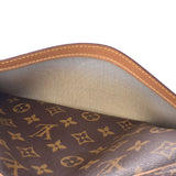 LOUIS VUITTON Louis Vuitton monogram reporter PM brown M45254 unisex monogram canvas shoulder bag B rank used silver storehouse