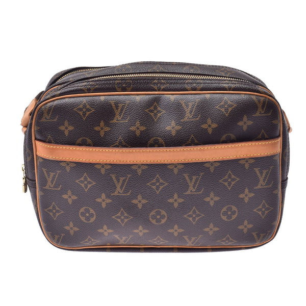 LOUIS VUITTON ルイヴィトン モノグラム リポーターPM ブラウン M45254 ユニセックス モノグラムキャンバス ショルダーバッグ Bランク 中古 銀蔵