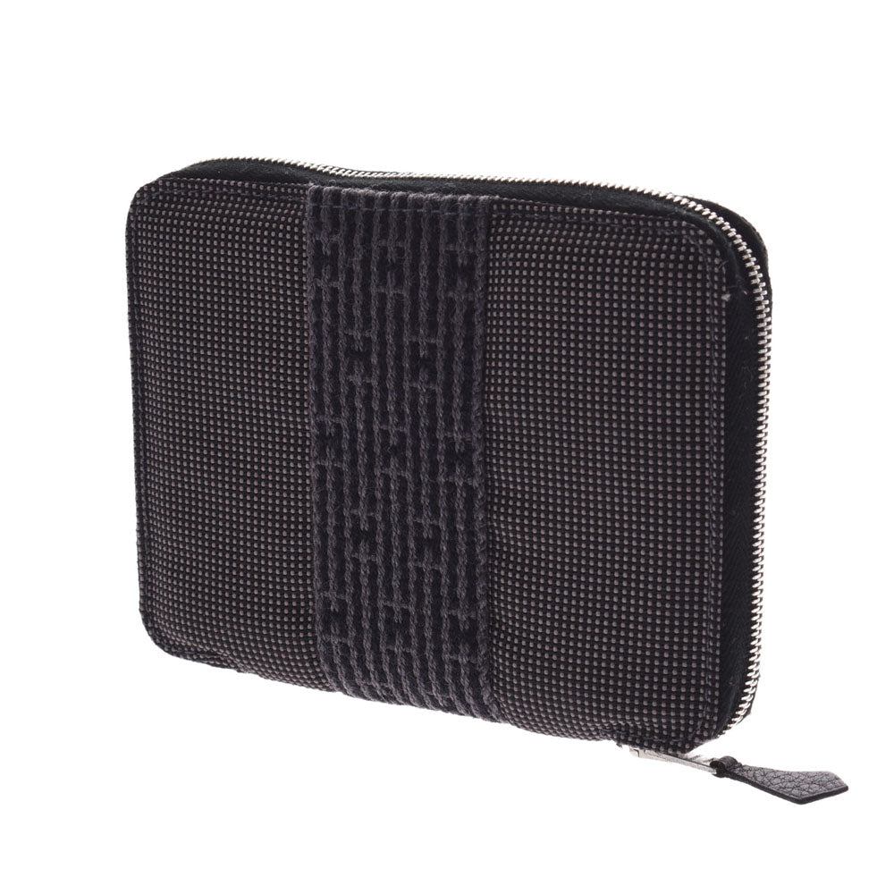 エルメスパースPM 14126 グレー レディース 二つ折り財布 HERMES