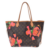 LOUIS VUITTON Louis Vuitton Monogram Rose Neverfull MM Brown M48613 Ladies Tote Bag B Rank Used Ginzo