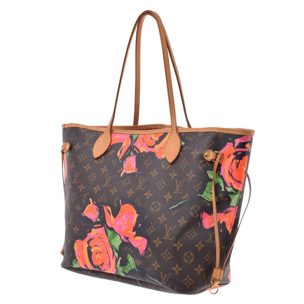 LOUIS VUITTON Louis Vuitton Monogram Rose Neverfull MM Brown M48613 Ladies Tote Bag B Rank Used Ginzo