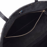Valentino Garavani Valentino Garavani Studs Black Gold Hardware Unisex Leather Tote Bag A Rank Used Ginzo