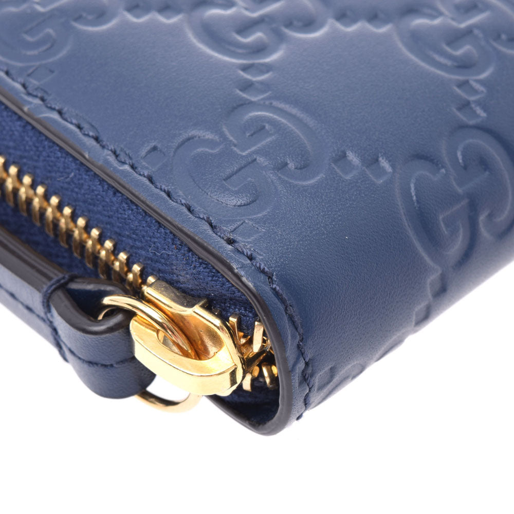 moさま専用 GUCCI ケース マイクログッチシマ 紺 a409 楽天市場