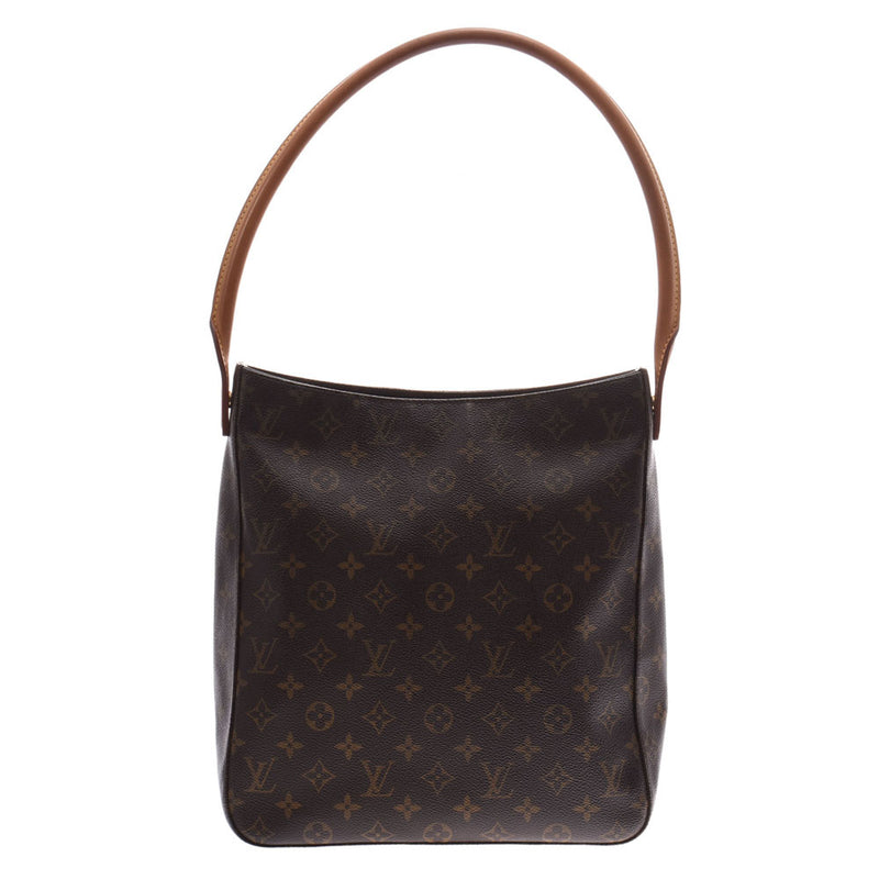 LOUIS VUITTON Louis Vuitton Monogram Looping GM Brown M51145 Ladies Monogram Canvas One Shoulder Bag B Rank Used Ginzo