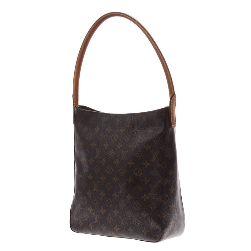 LOUIS VUITTON Louis Vuitton Monogram Looping GM Brown M51145 Ladies Monogram Canvas One Shoulder Bag B Rank Used Ginzo