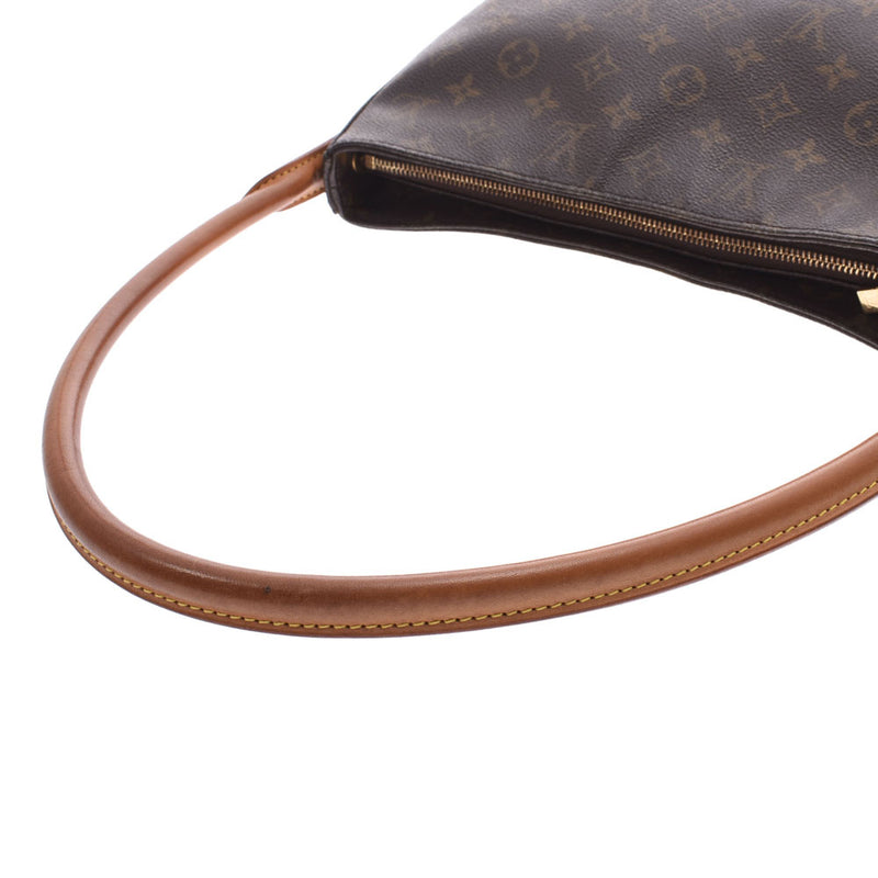 LOUIS VUITTON Louis Vuitton Monogram Looping GM Brown M51145 Ladies Monogram Canvas One Shoulder Bag B Rank Used Ginzo