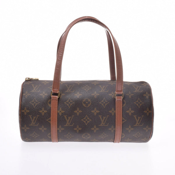 Louis Vuitton Monogram Papillon GM old brown M51385 ladies Monogram canvas handbag C