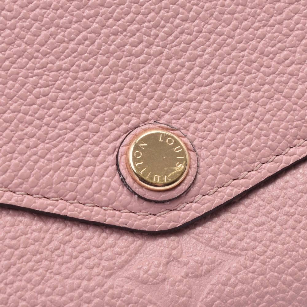 ルイヴィトンアンプラント ポルトフォイユサラ 14145 ローズ