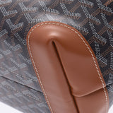 GOYARD ゴヤール ベルシャスPM 黒/茶 ユニセックス PVC/レザー トートバッグ 未使用 銀蔵