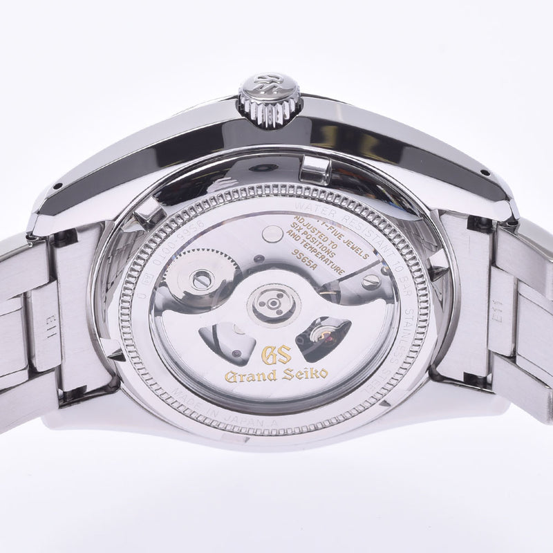 SEIKO セイコー グランドセイコー メカニカル SBGR317 メンズ SS 腕時計 自動巻き 黒文字盤 Aランク 中古 銀蔵