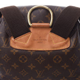 LOUIS VUITTON Louis Vuitton Monogram Monsuri GM Brown M51135 Unisex Monogram Canvas Backpack Daypack B Rank Used Ginzo