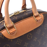 LOUIS VUITTON ルイヴィトン モノグラム トゥルーヴィル ブラウン M42228 ユニセックス モノグラムキャンバス レザー ハンドバッグ Bランク 中古 銀蔵