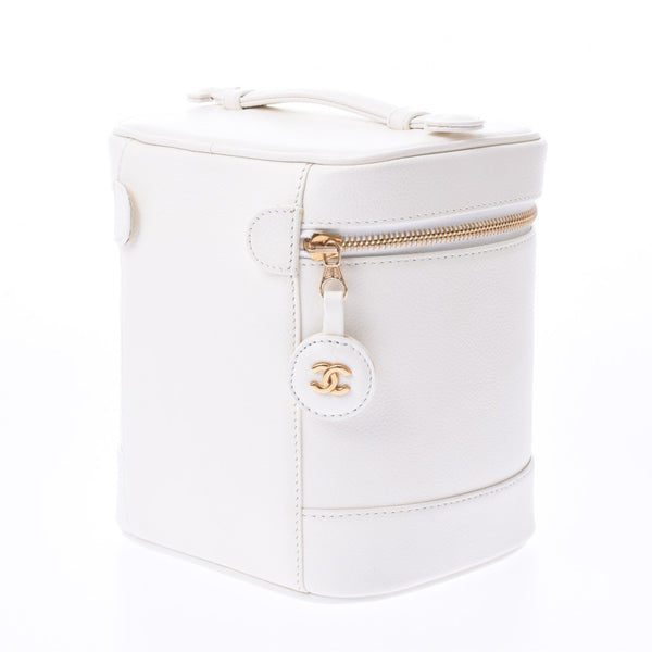 CHANEL Chanel Vero, White Gold, Gold, Gold, Ladies, Cavagus, handbag, A-rank used silver storehouse.