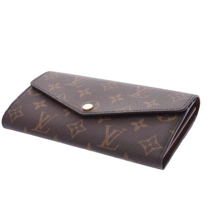 LOUIS VUITTON ルイヴィトンモノグラムポルトフォイユサラブラウン M60531 unisex long wallet new article silver storehouse