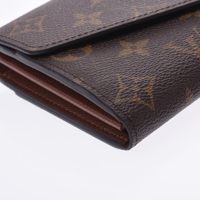 LOUIS VUITTON ルイヴィトンモノグラムポルトフォイユサラブラウン M60531 unisex long wallet new article silver storehouse