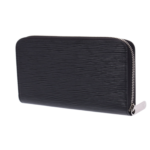 LOUIS VUITTON Louis Vuitton Epi Zippy Wallet Noir (Black) M61857 Unisex Leather Long Wallet New Ginzo