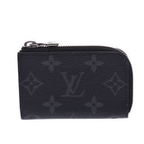 LOUIS VUITTON ルイヴィトン モノグラム エクリプス ポルトモネジュール 黒/グレー M63536 メンズ コインケース Aランク 中古 銀蔵