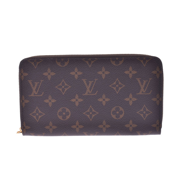 LOUIS VUITTON Louis Vuitton Monogram Zippy Organizer Brown M62581 Unisex Wallet Unused Ginzo