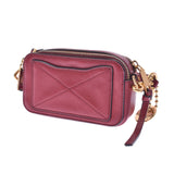 MARC JACOBS Marc Jacobs camera bag red gold metal fittings ladies leather shoulder bag A rank used Ginzo