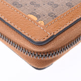 GUCCI Gucci Mickey Mouse Round zipper long wallet Brown system 602532 Unisex leather/PVC long wallet A rank used Ginzo
