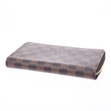 LOUIS VUITTON Louis Vuitton Damier Zippy Wallet Brown N41661 Unisex Wallet AB Rank Used Ginzo