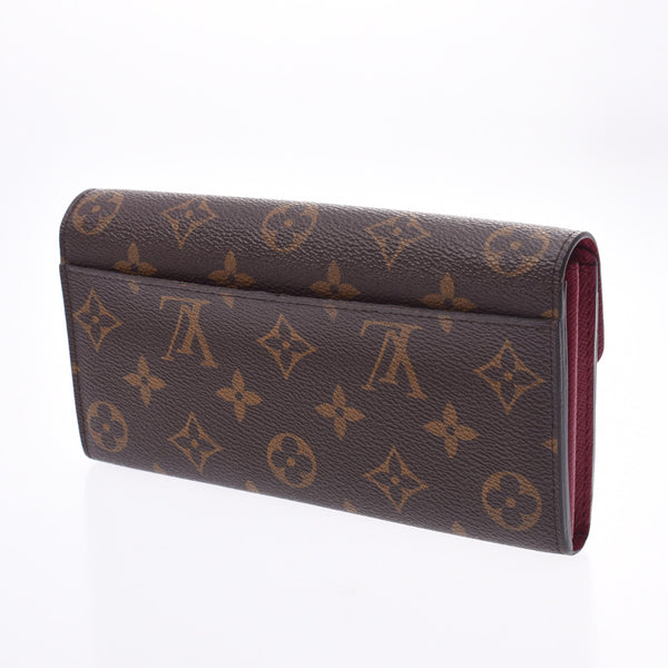 LOUIS VUITTON ルイヴィトン モノグラム ポルトフォイユ サラ フューシャ M62234 ユニセックス モノグラムキャンバス 長財布 ABランク 中古 銀蔵