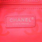 CHANEL Chanel Kambon line boring, black/white Ladies, Ramskin, handbag, AB, Class of used silver possession.