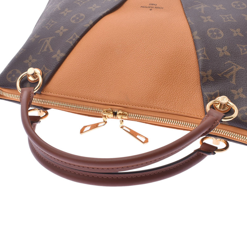 Louis Vuitton V Tote Mm in Brown