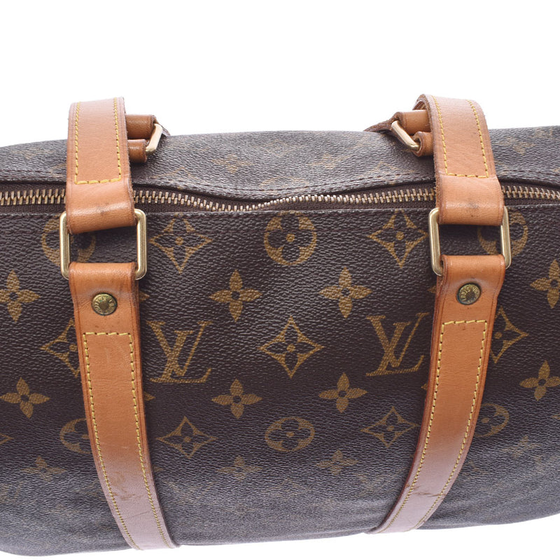 LOUIS VUITTON ルイヴィトン モノグラム フラネリー45 ブラウン M51115 ユニセックス モノグラムキャンバス ショルダーバッグ Bランク 中古 銀蔵