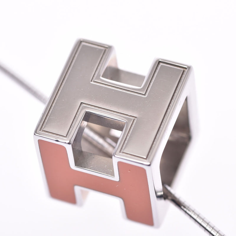 HERMES Hermes Hermes: Cube Orange Silver Gold Ladies: SV necklace, A-Rank, used silver possession.