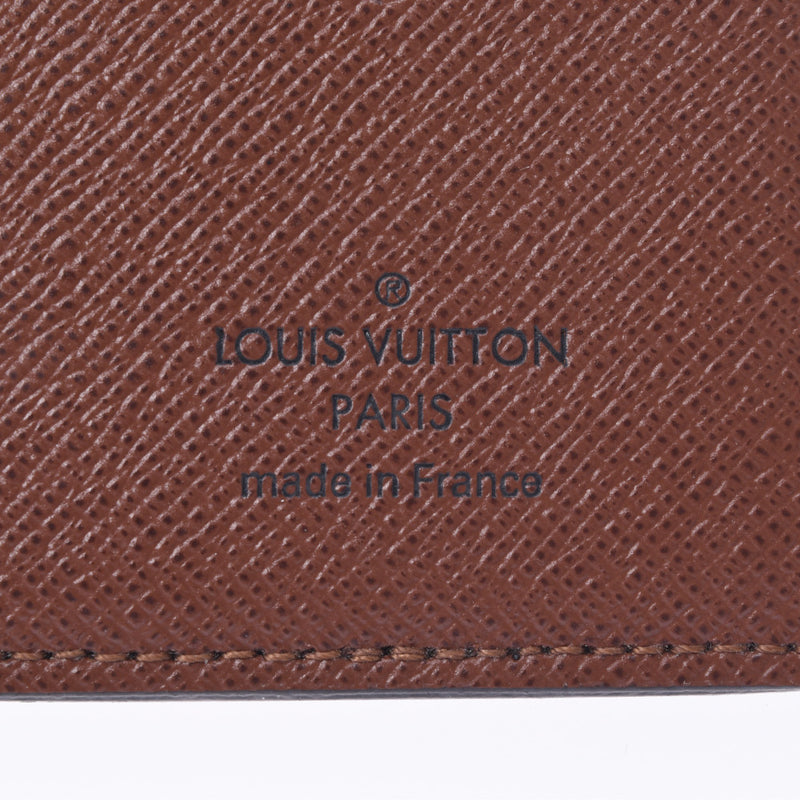 LOUIS VUITTON Monogram Organizer Duposh Brown M60502 Unisex Monogram Canvas Pass Case AB Rank Used Ginzo