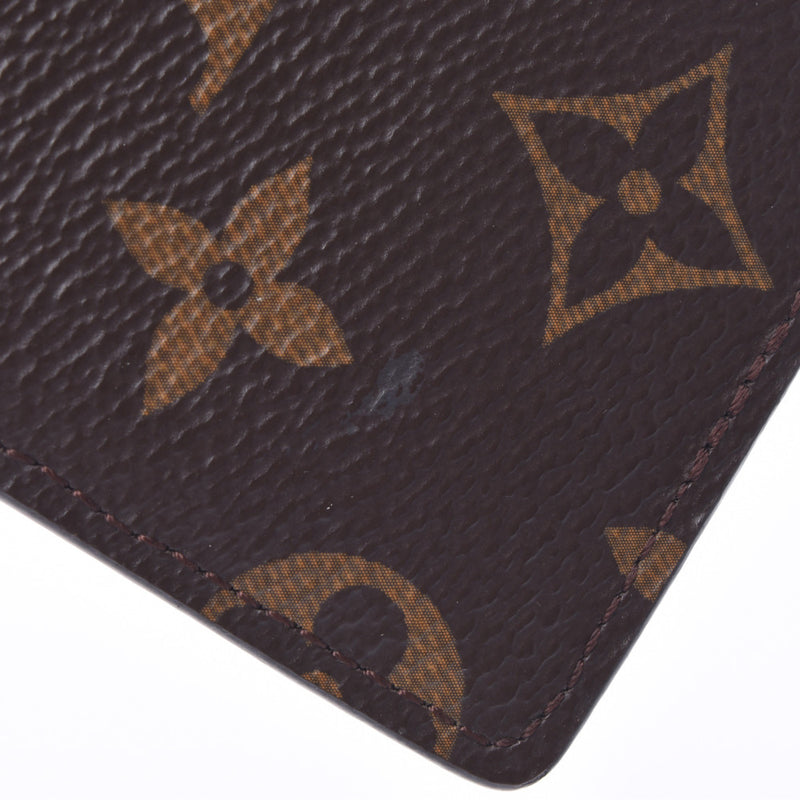 LOUIS VUITTON Monogram Organizer Duposh Brown M60502 Unisex Monogram Canvas Pass Case AB Rank Used Ginzo