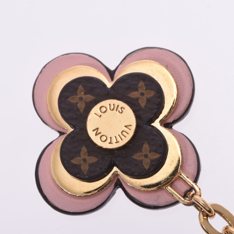 Louis Vuitton LOUIS VUITTON Porto Cle Blooming Flower BB Keychain Bag Charm  M63085 Pink/Brown/Epi Leather/Metal/Monogram Canvas | eLADY Globazone