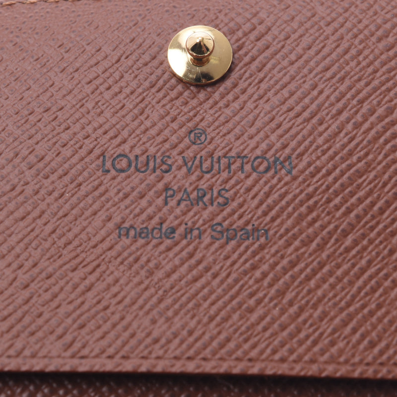 LOUIS VUITTON 路易威登单色名片盒棕色 M63801 中性单色画布卡盒未使用银藏