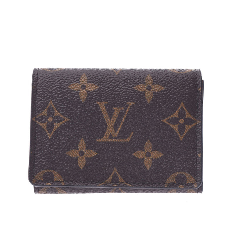 LOUIS VUITTON ルイヴィトン モノグラム 名刺入れ ブラウン M63801 ユニセックス モノグラムキャンバス カードケース 未使用 銀蔵