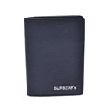 Burberry Barberry Names Estate Black Unisex Leather Card Case AB Rank Used Sinkjo