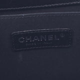 CHANEL Chanel Boychner chain shoulder, black antique, silver gold, gold, gold, gold, lambskin, shoulder bag, A-rank, used silver storey.