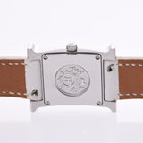 Hermes Hermes Rumsis HH1.210 Women SS / Leather Watch Quartz White Flat Full Technique A-Rank Used Sinkjo