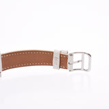 Hermes Hermes Rumsis HH1.210 Women SS / Leather Watch Quartz White Flat Full Technique A-Rank Used Sinkjo