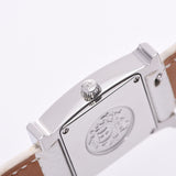 Hermes Hermes Rumsis HH1.210 Women SS / Leather Watch Quartz White Flat Full Technique A-Rank Used Sinkjo