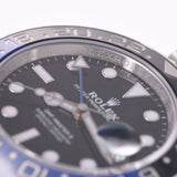 【Cash Special Price】 ROLEX Rolex GMT Master 2 Black/Blue Bezel 126710 BLNR Men's SS Watch Automatic Black Dial Unused Ginzo