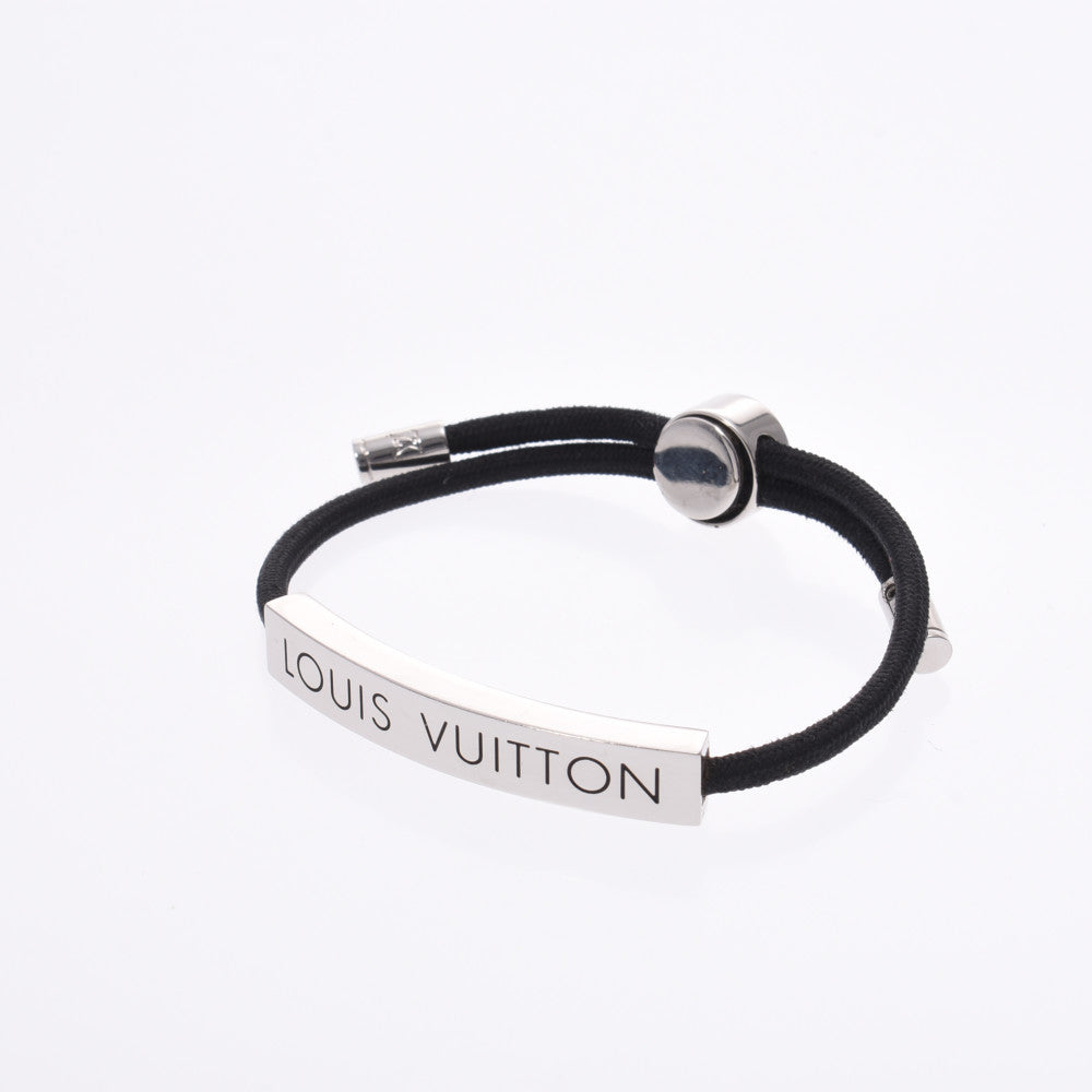 ルイヴィトンブラスレ LVスペース ノワール シルバー金具 メンズ ナイロン ブレスレット M67417 LOUIS VUITTON 中古 –  銀蔵オンライン