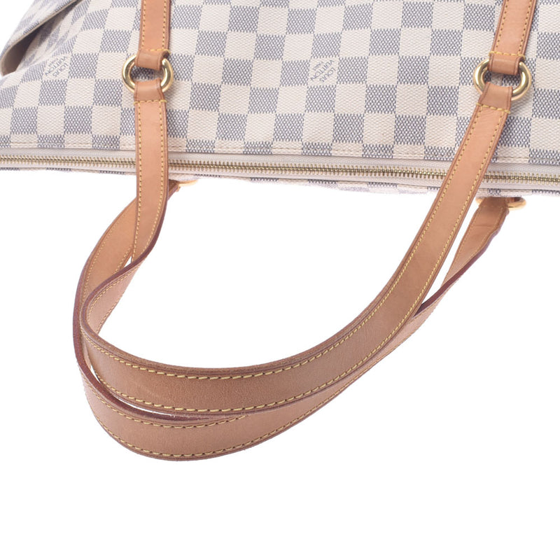 LOUIS VUITTON ルイヴィトン ダミエ アズール トータリー GM 白 N51263 ユニセックス ダミエアズールキャンバス トートバッグ Bランク 中古 銀蔵