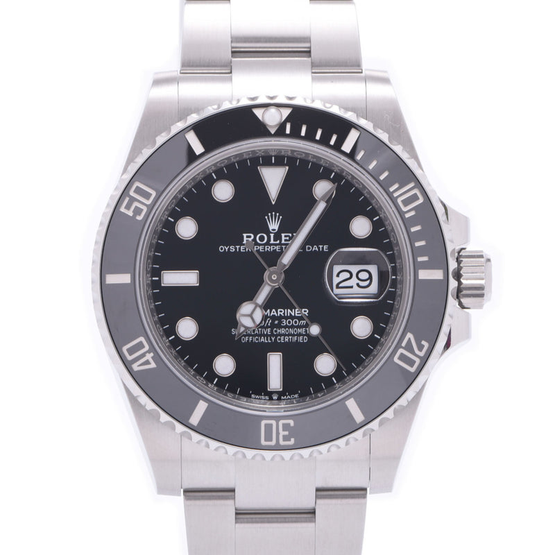 [Cash Special price] ROLEX Rolex Submarina Black Bezel 126610LN Men's SS Watch Automatic Wound Black Table Unused Silgrin