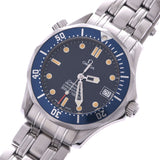 OMEGA Omega Seamaster Professional 2551.80 Boys SS Watch Quartz Navy Table A-Rank Used Silgrin