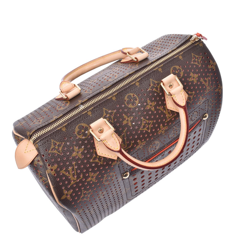 Louis Vuitton Louis Vuitton Monogram Perfo Speedy 30 Orange M95182 Ladies Monogram Canvas Handbags A-Rank Used Sinkjo