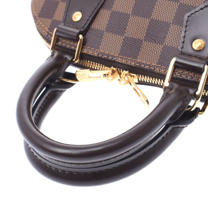 LOUIS VUITTON ルイヴィトン ダミエ アルマBB 2WAYバッグ ブラウン N41221 レディース ダミエキャンバス ハンドバッグ Aランク 中古 銀蔵